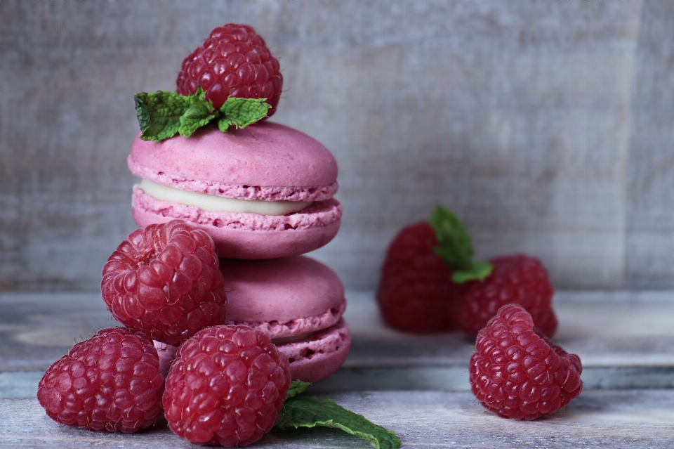 Macaroon food berry strawberry