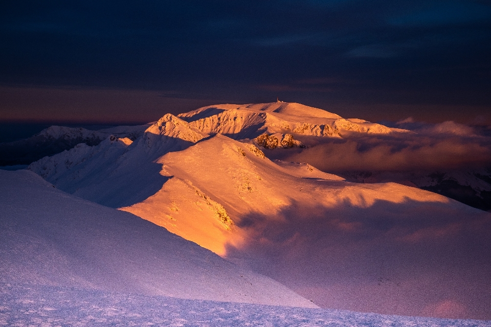 Sky mountainous landforms mountain nature