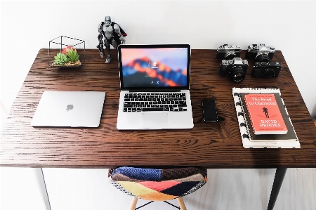 Desk table furniture computer Photo