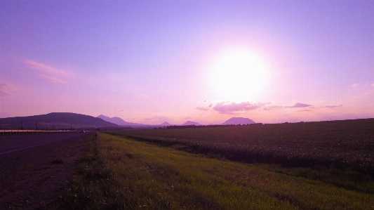 Travel sunset evening mountains Photo