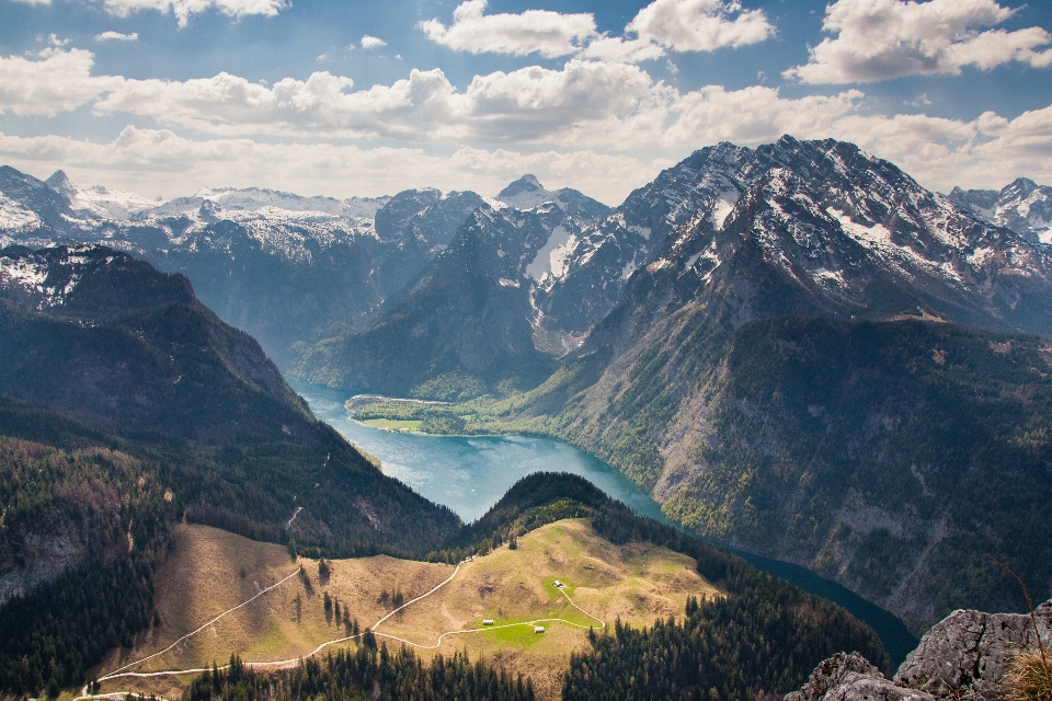 Mountainous landforms mountain range highland