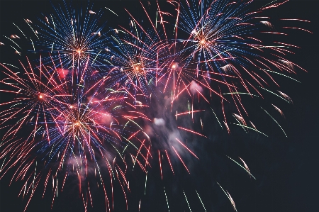 Fireworks new years day photograph nature Photo