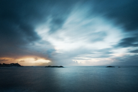 Sky horizon cloud blue Photo