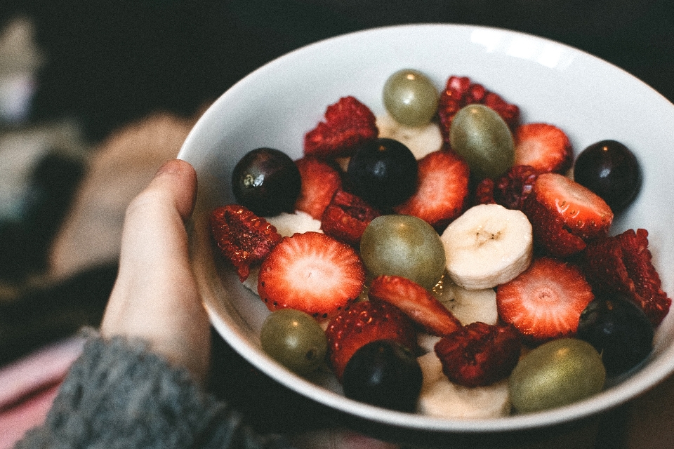 Alimento plato ensalada de frutas
 cocina