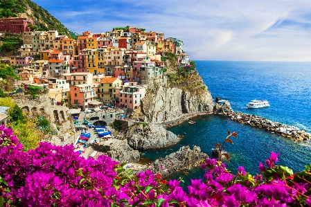 Foto Manarola
 italia badan air
 pesisir