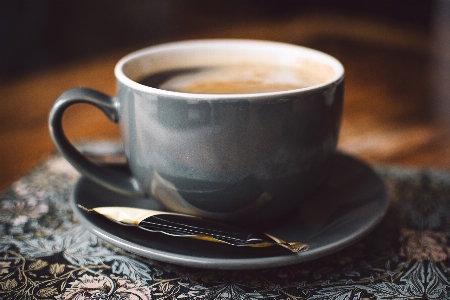 Coffee cup caff americano dandelion Photo