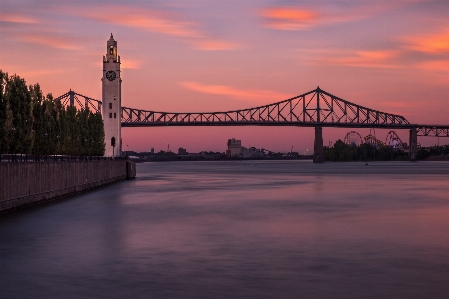 Sky bridge water landmark Photo