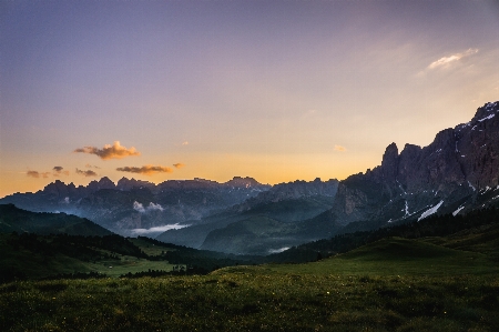 Mountainous landforms sky mountain highland Photo