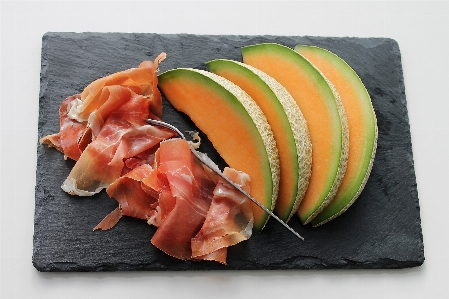 Foto Alimento plato cocina sashimi