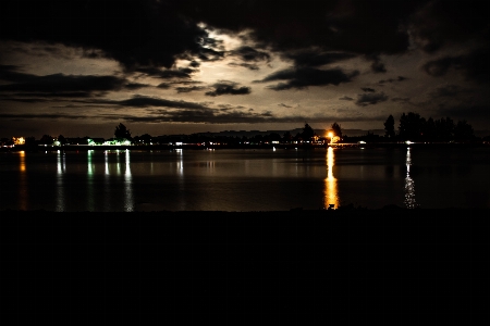 Natural sky reflection night Photo