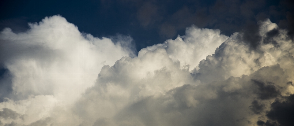 Wolke frei weiss blau