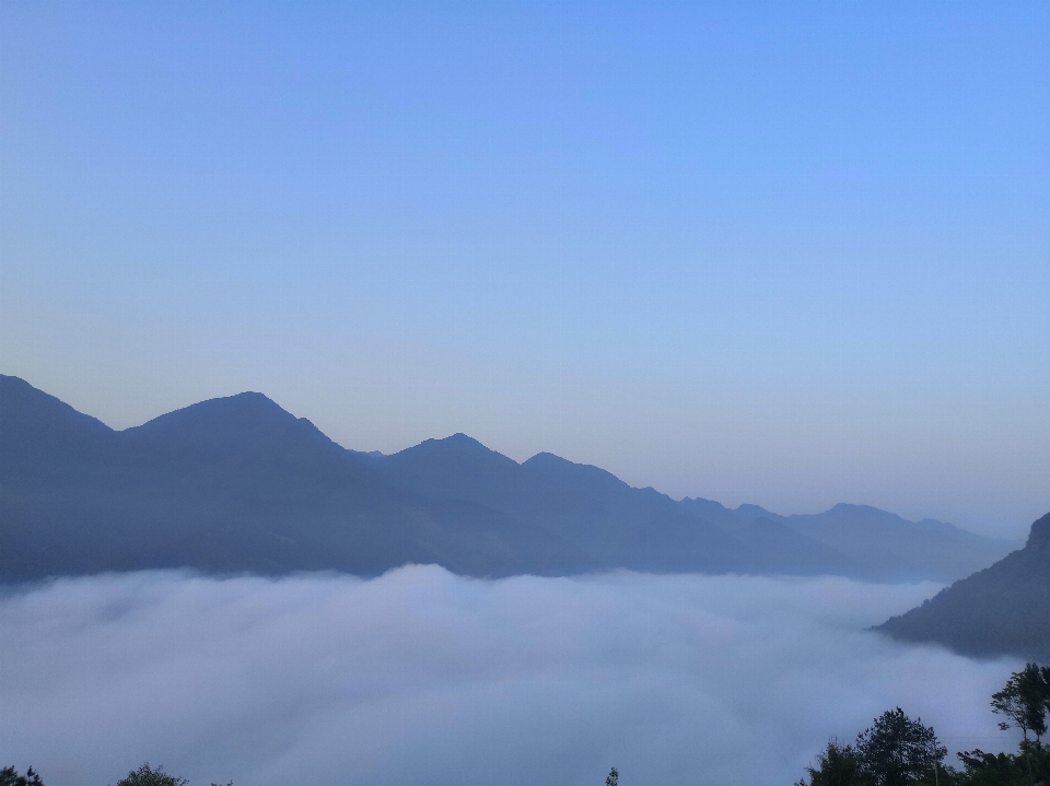 霧 山 早朝
 景色