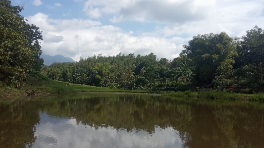 Natural body of water landscape reflection Photo