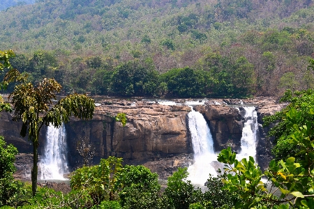 Waterfall nature natural water resources Photo