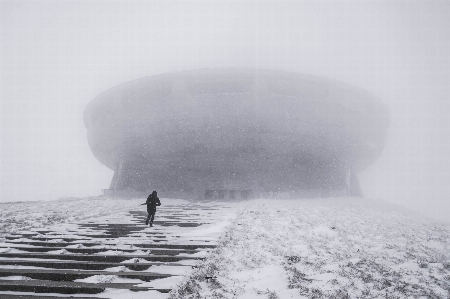 White atmospheric phenomenon snow winter Photo