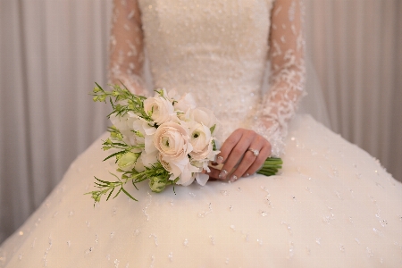 Photograph wedding dress pink Photo