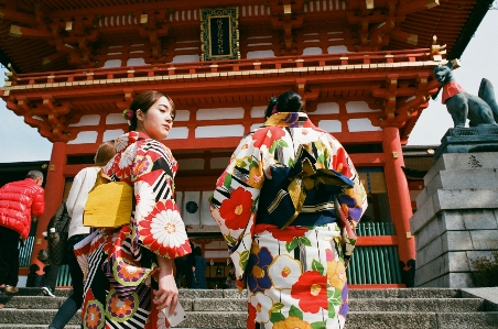 Kimono temple shrine tradition Photo