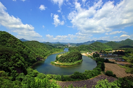 地図 韓国 自然の風景
 自然 写真