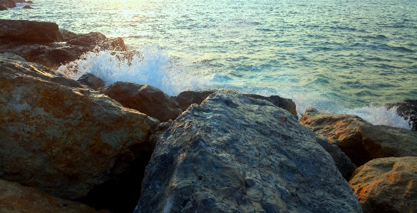 Natur draussen meer felsig Foto