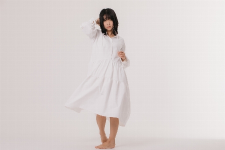 Woman white clothing dress Photo