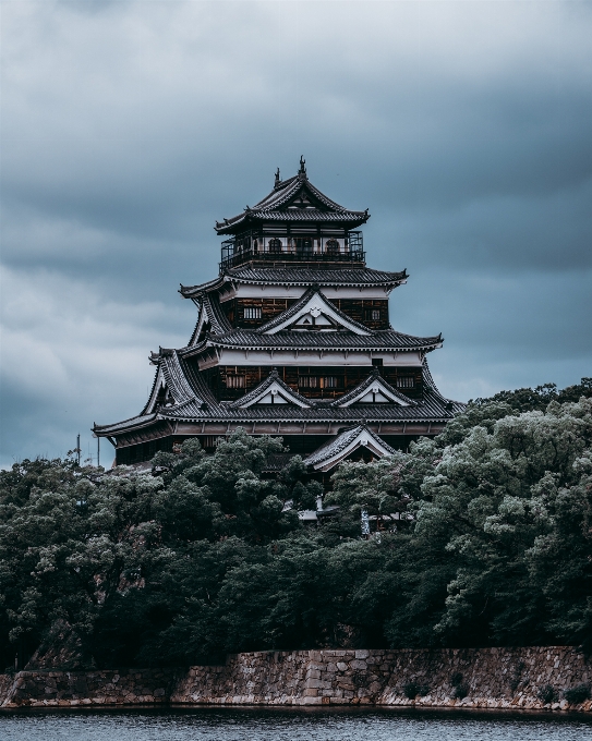 Element krajobrazu architektura niebo pagoda