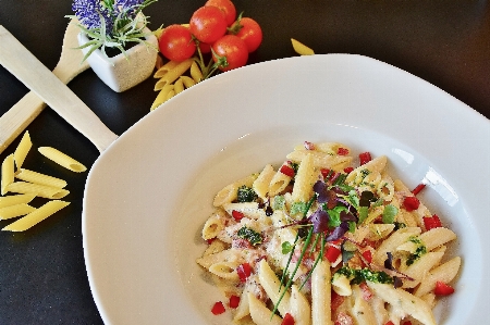 Food cuisine dish penne Photo