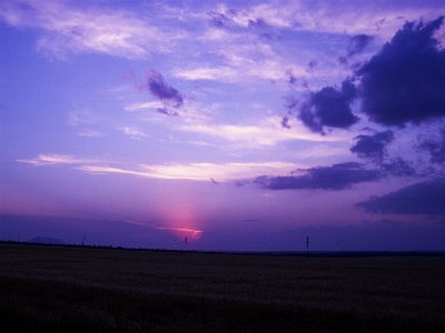 Sunset evening summer sky Photo