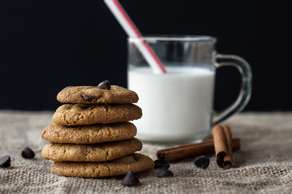 Nourriture cookie aux pépites de chocolat
 biscuits et craquelins
 biscuit