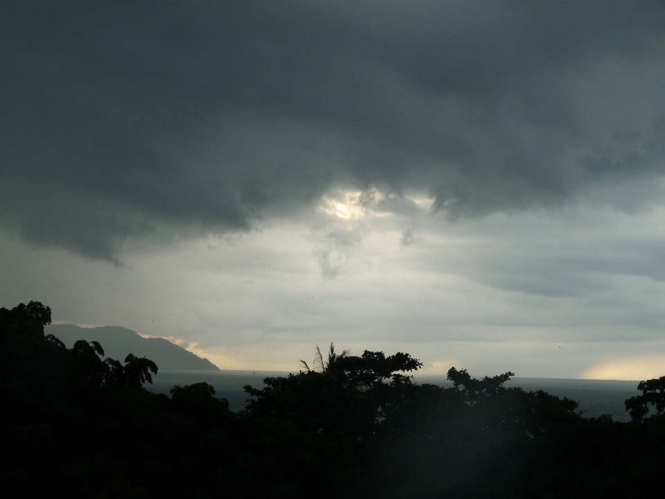 Penang malaysia storm evening