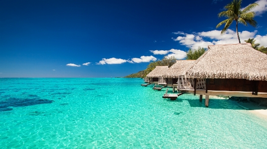 Maldives sky vacation blue Photo