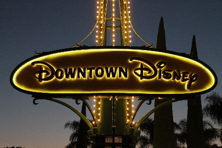 Disney downtown california sign Photo