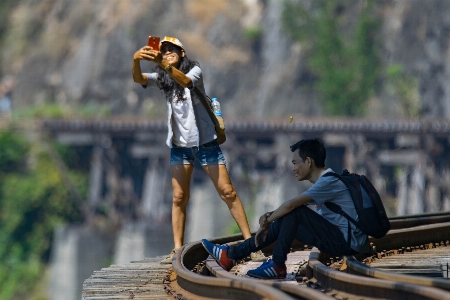 Foto Kanchanaburi
 ferrovia da morte
 viaduto wampo
 pegue krasae
