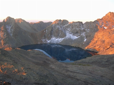 Natural mountainous landforms mountain geological phenomenon Photo