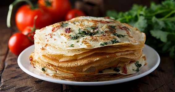 Pancakes dish food cuisine Photo