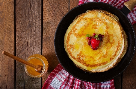 Foto Panquecas prato comida cozinha