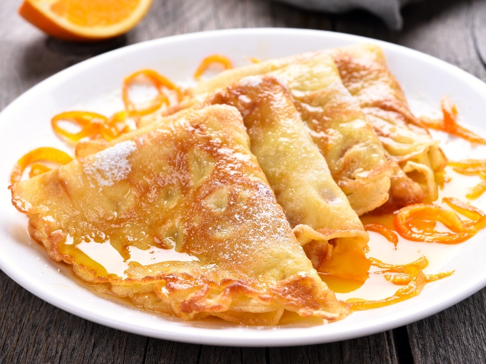 Crêpes plat nourriture cuisine