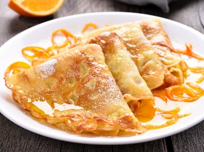 Pancakes dish food cuisine Photo