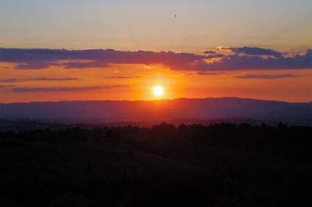 Sunset evening nature redness Photo