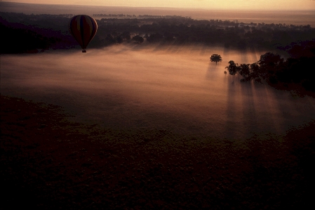 Hot air ballooning sky balloon nature Photo