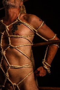 Bdsm bondage male rope Photo