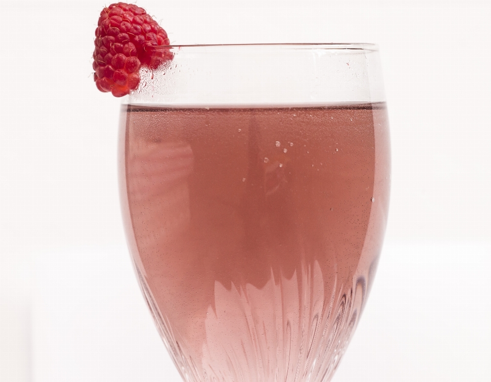 Boire framboise cocktail frais