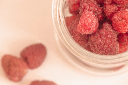 Raspberry fruit summer red Photo