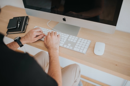 Desk technology electronic device hand Photo