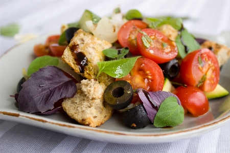 Foto Prato comida cozinha salada grega
