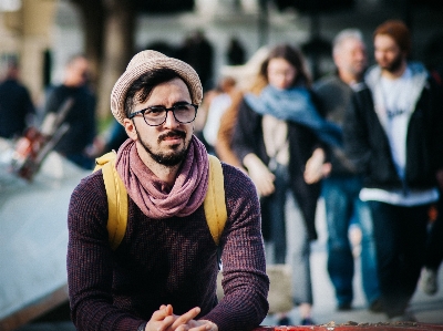 People glasses snapshot human Photo