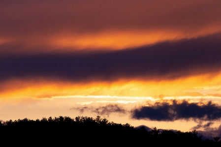 Sky cloud afterglow sunset Photo