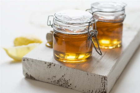 Mason jar drink honey food Photo