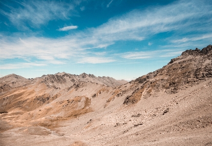 Mountainous landforms mountain sky wadi Photo