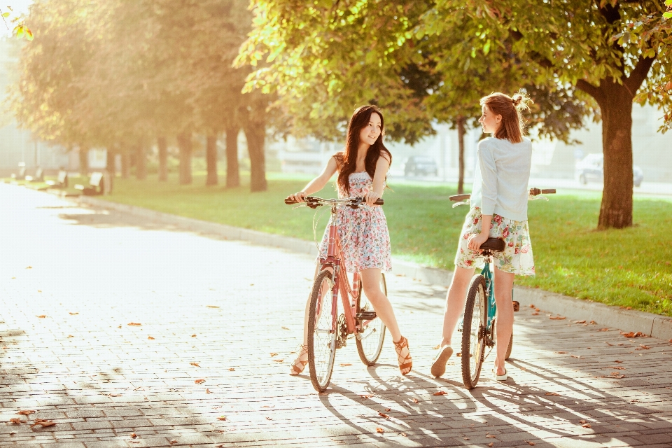 Bike girl young bicycle