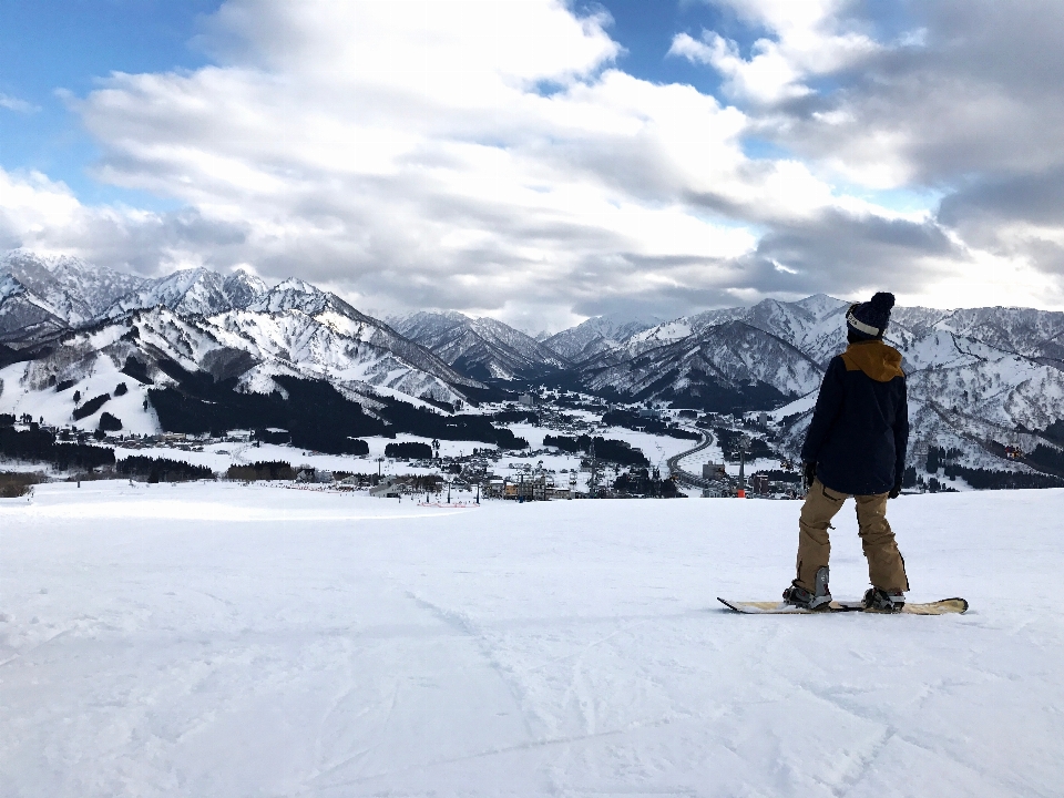 雪 冬 山岳地形
 山